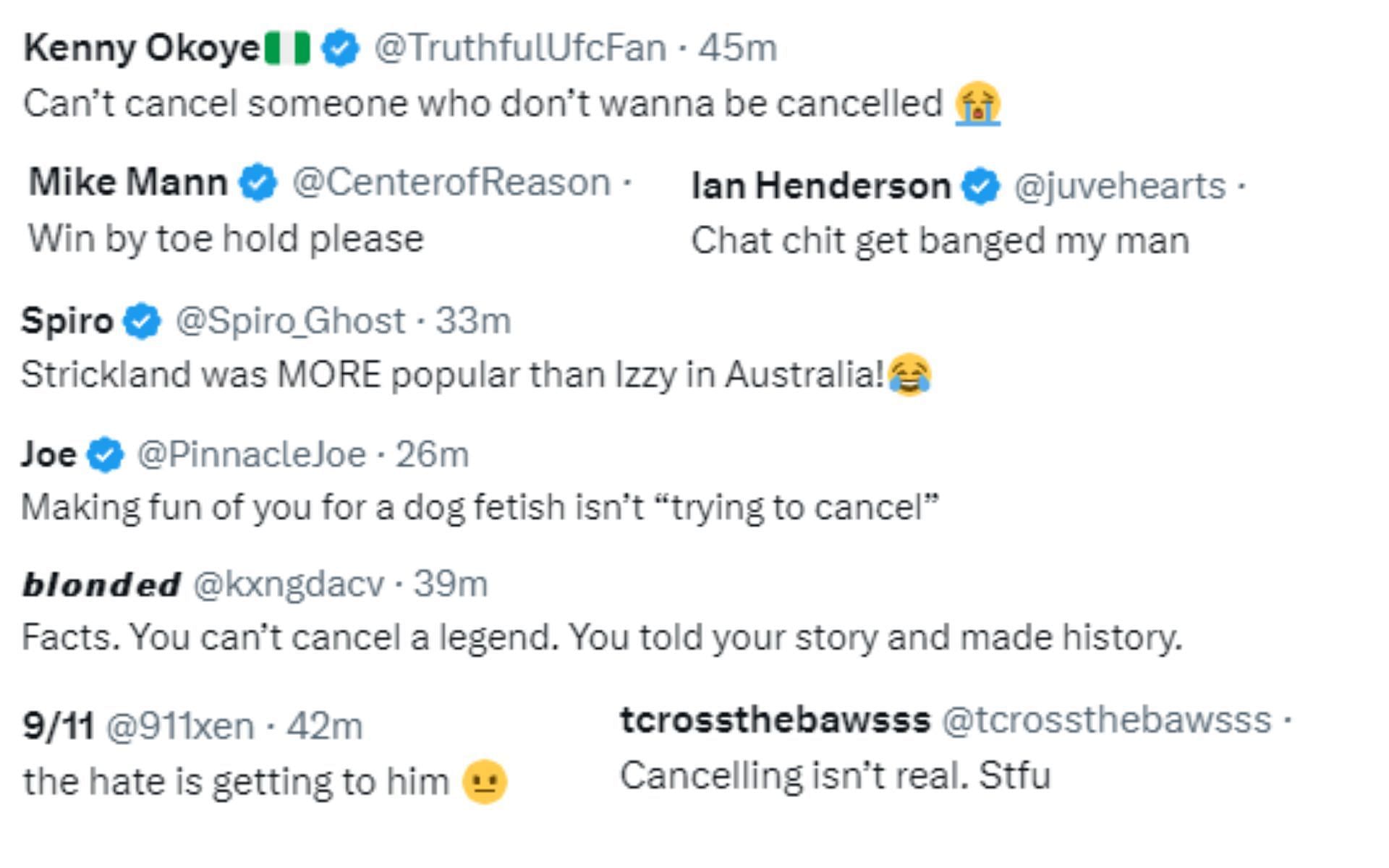Fan reactions